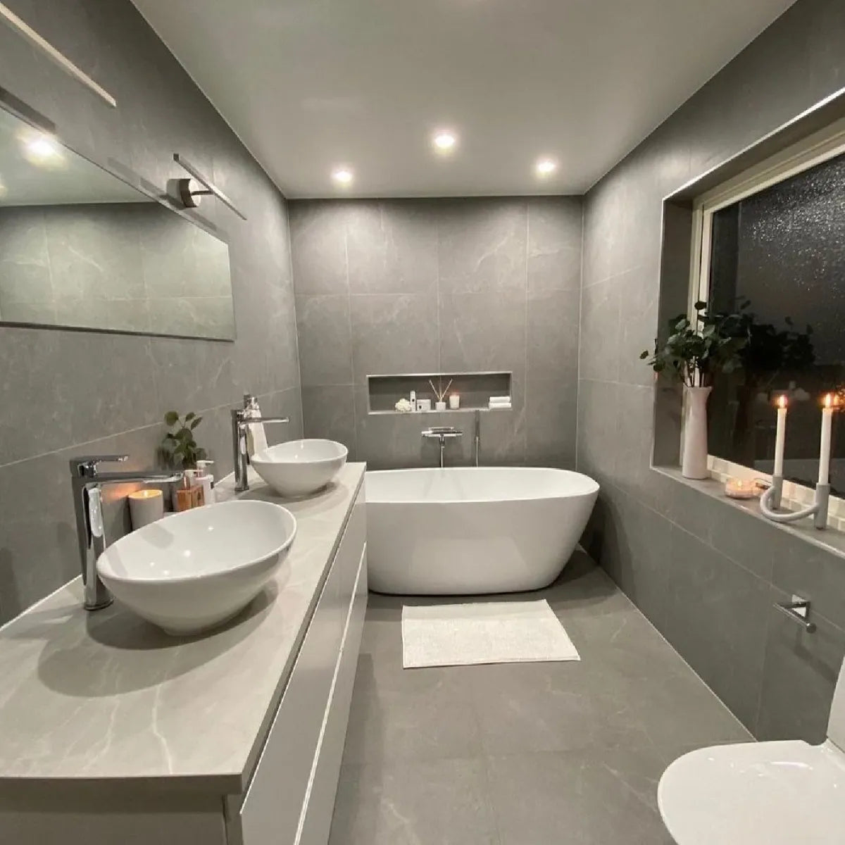 Gulvflis Storm Grey 60x60