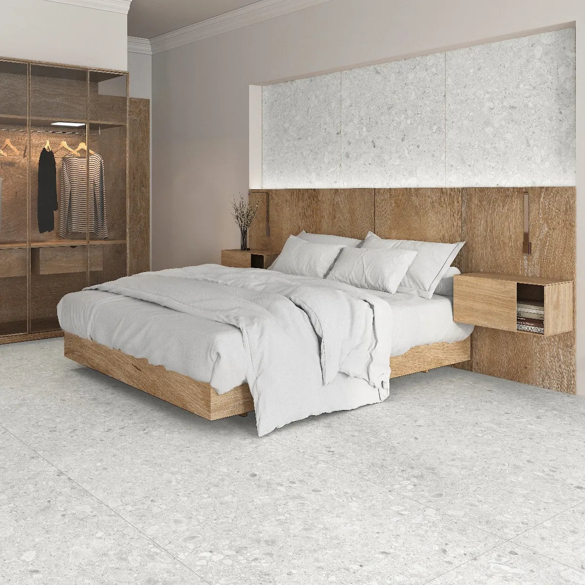 Gulvflis Flodsten Snow 60x60
