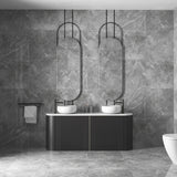 Gulvflis Pulpis Dark Grey Marmor Blank 60x60