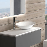 Benkeplate Solid Surface Tenfors 100x45 cm Hvit Matt