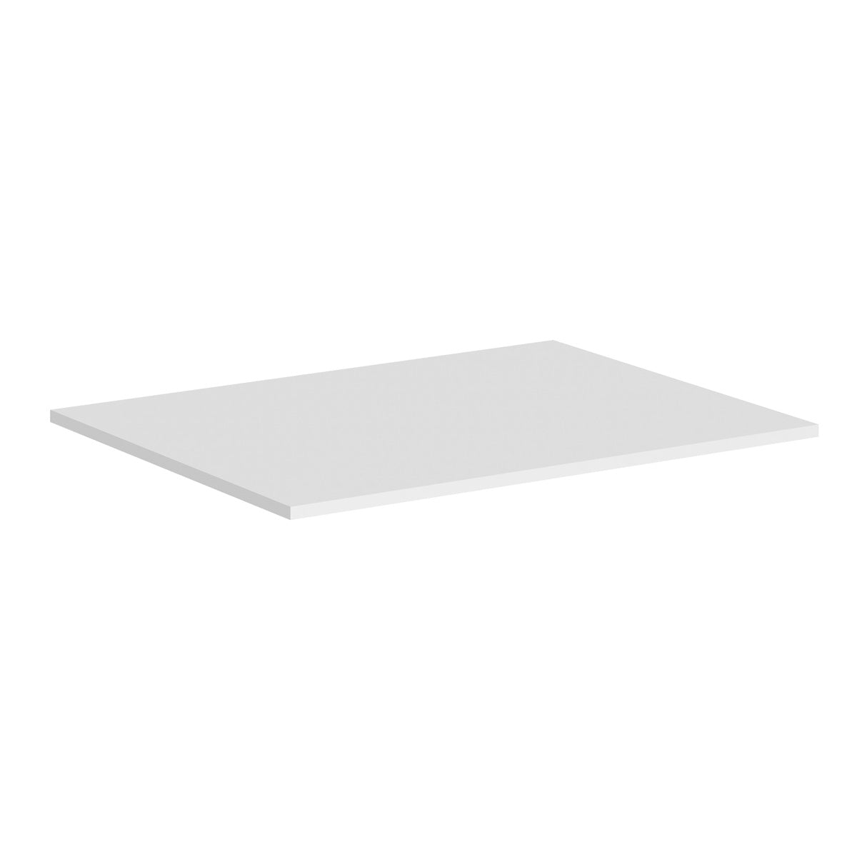Benkeplate Solid Surface Tenfors 100x45 cm Hvit Matt