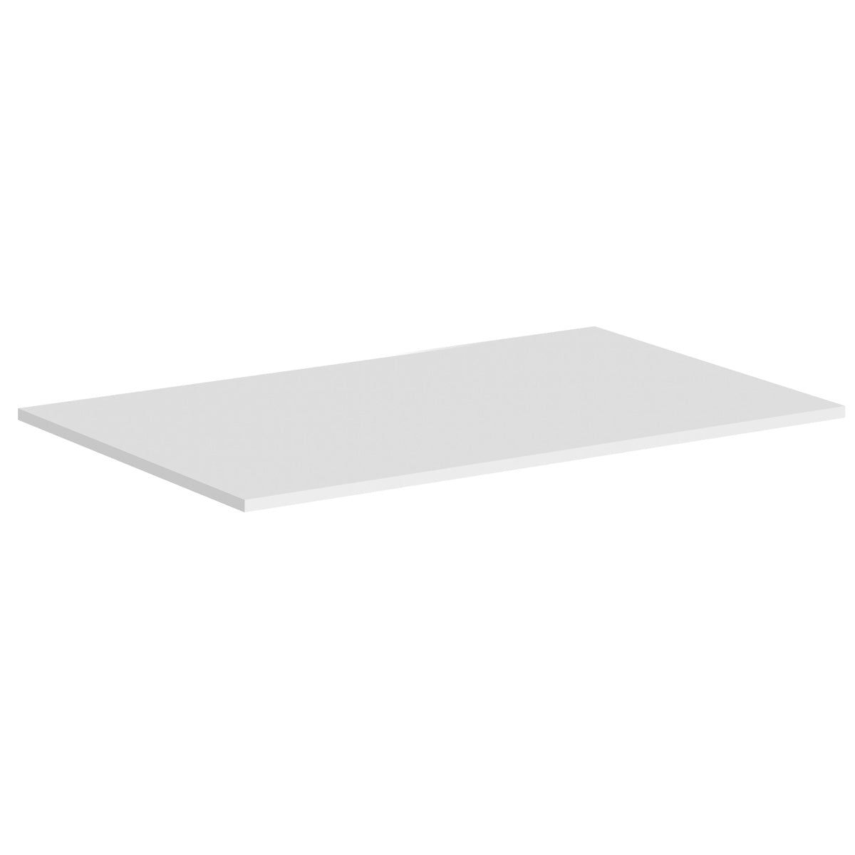 Benkeplate Solid Surface Tenfors 120x45 cm Hvit Matt