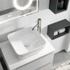 Benkeplate Solid Surface Tenfors 60x45 cm Hvit Matt