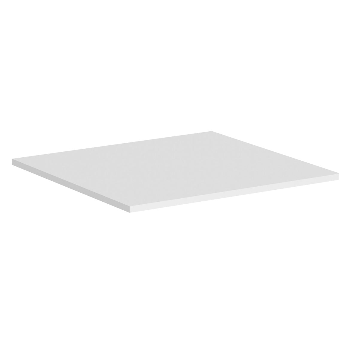 Benkeplate Solid Surface Tenfors 80x45 cm Hvit Matt