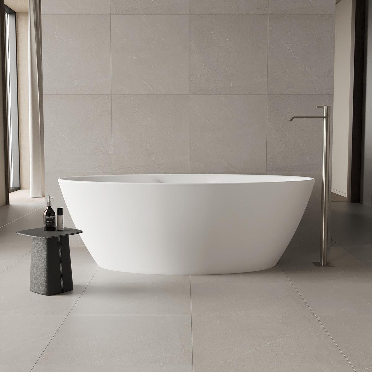 Gulvflis Bellevue Grey Marmor Matt 60x60