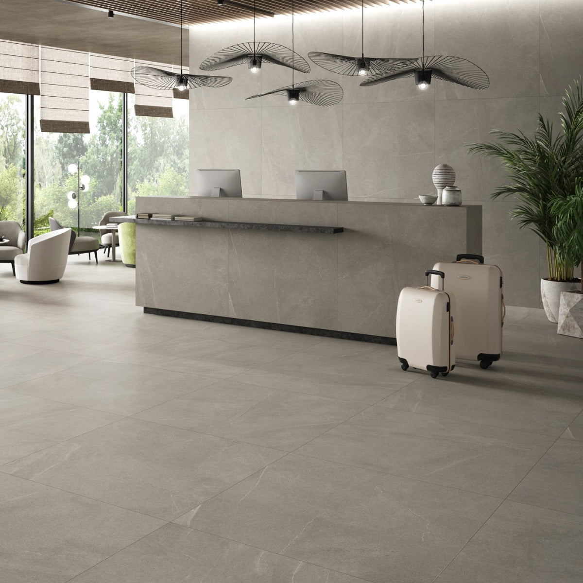Gulvflis Bellevue Grey Marmor Matt 60x120