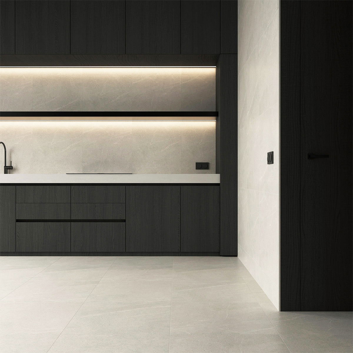 Gulvflis Bellevue White Marmor Matt 60x60