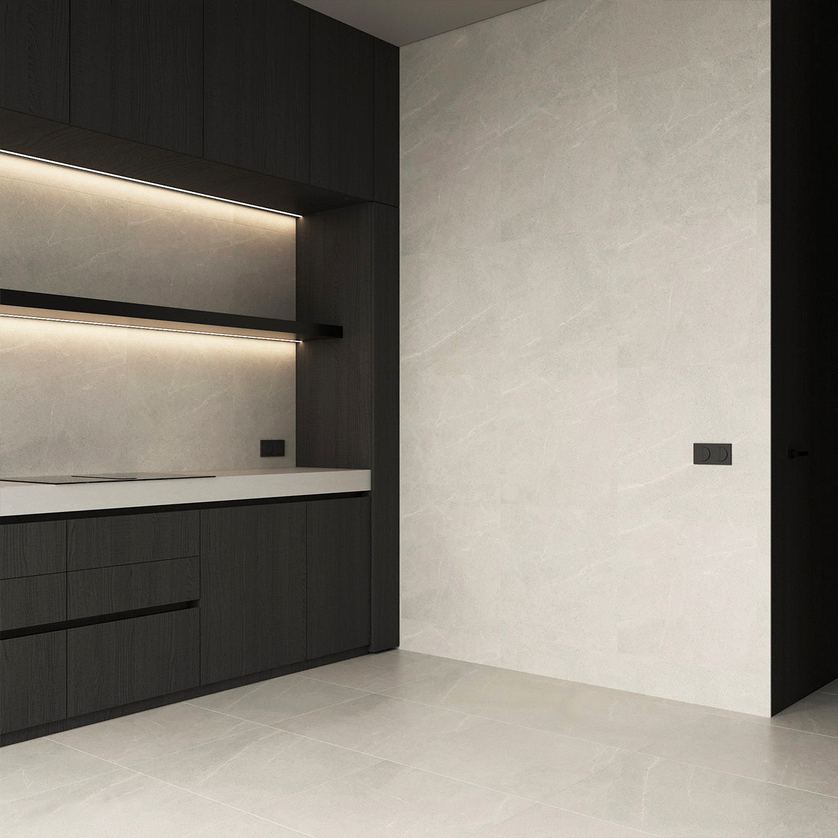 Gulvflis Bellevue White Marmor Matt 60x60