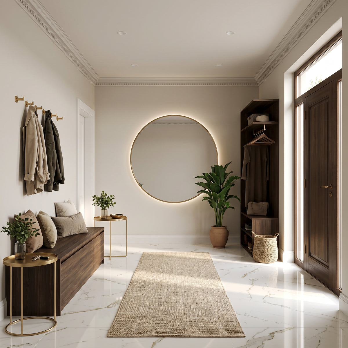 Gulvflis Carrara Gold Marmor Blank 60x60