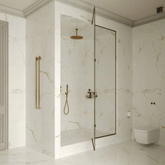 Gulvflis Carrara Gold Marmor Blank 60x60