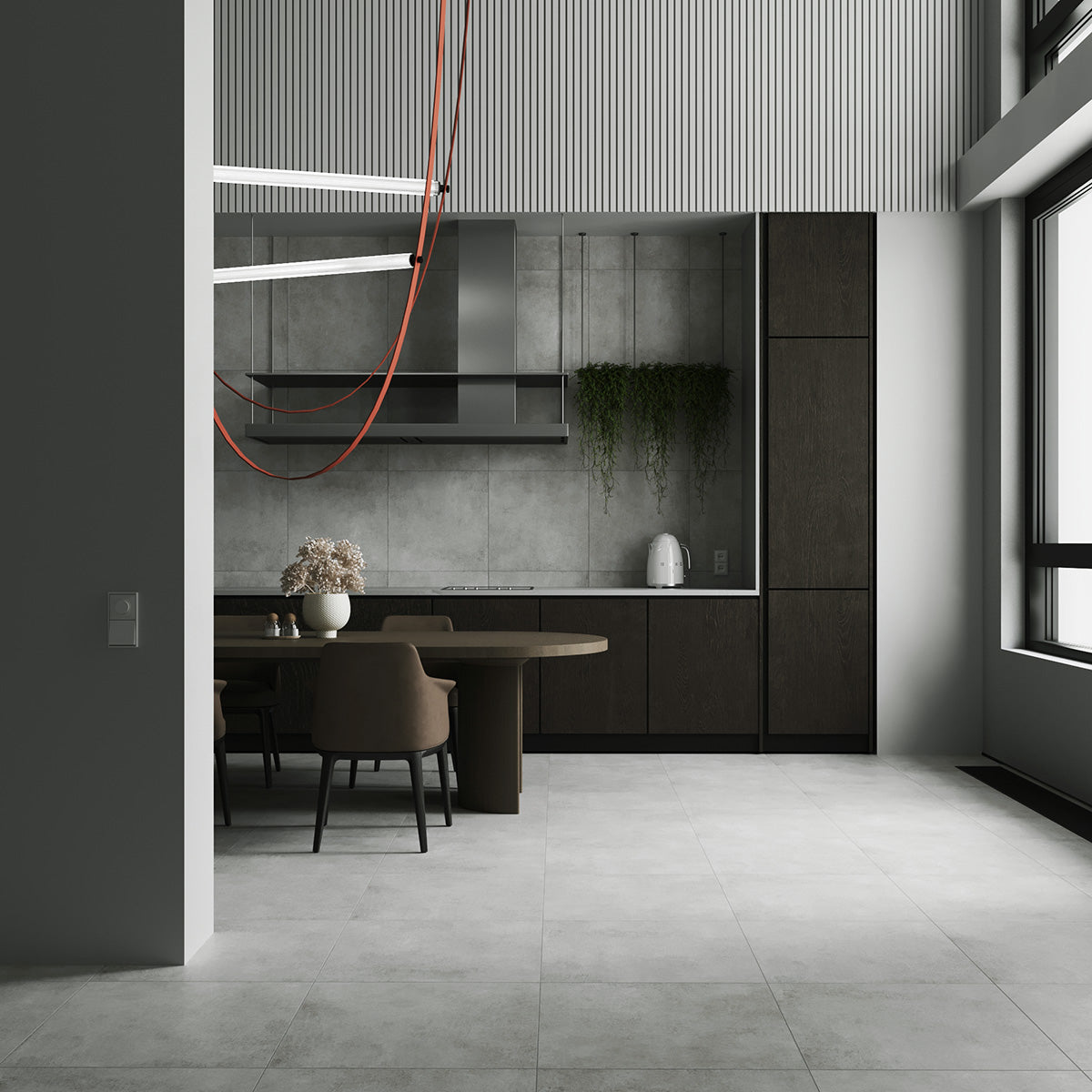 Gulvflis Concrete Light Grey Matt 60x60