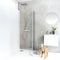 Swatch för Dusjdør Hafa Igloo Pro Foldbar 70 Klart glass Aluminium