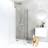 Dusjdør Hafa Igloo Pro Foldbar 80 Klart glass Aluminium