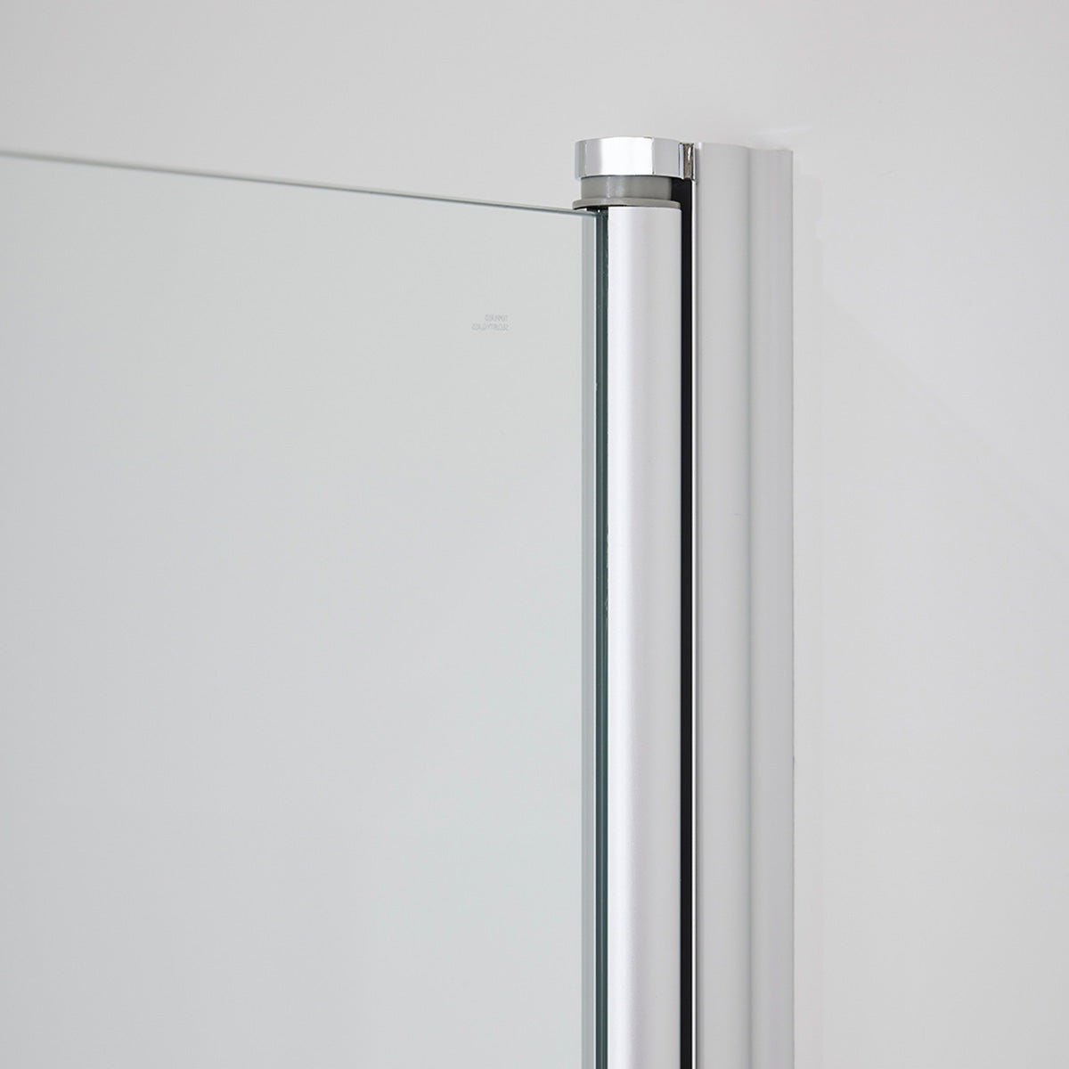 Dusjhjørne Tenfors Viskan 80x80 Klart glass Aluminiumprofil