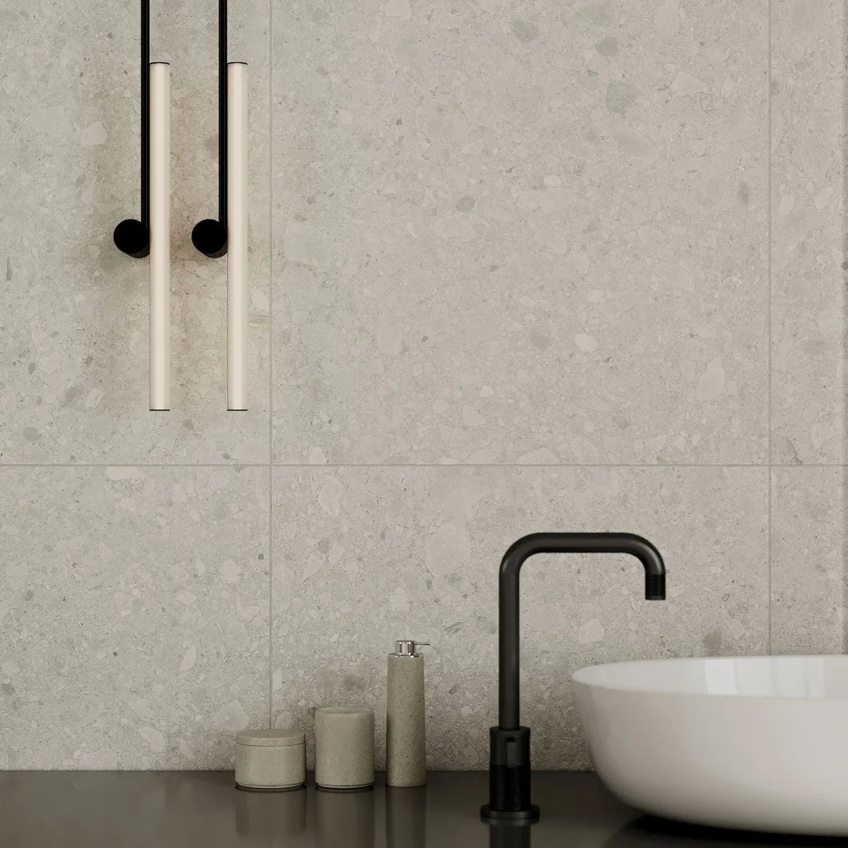 Gulvflis Flodsten Snow 60x60