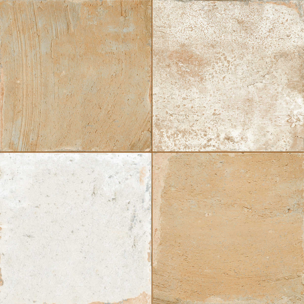 Gulvflis FS Checkers Sand 45x45