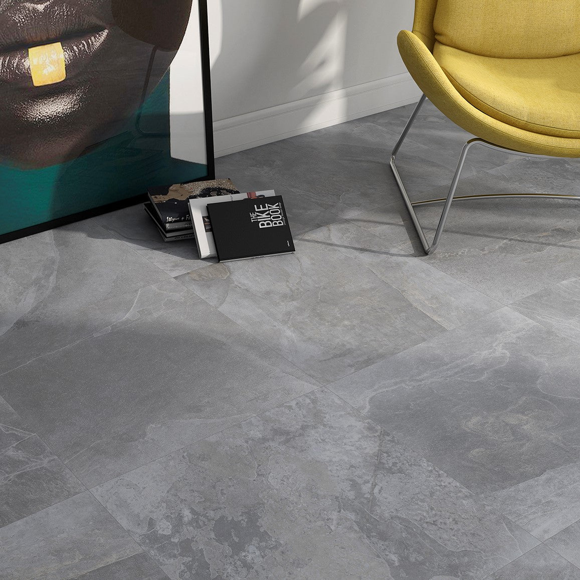 Gulvflis Makai Gris Marmor Matt 60x60