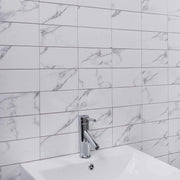 Veggflis Carrara Marmor 10x20