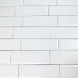 Veggflis Metro Hvit Matt 10x30