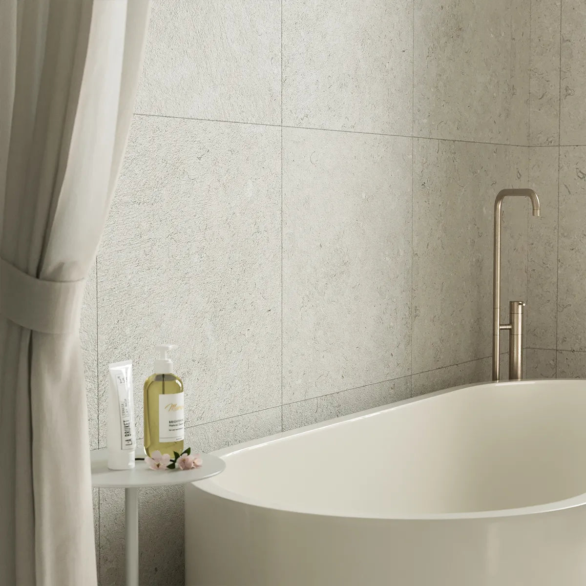 Gulvflis Kalksten Norr Pearl Matt 60x60