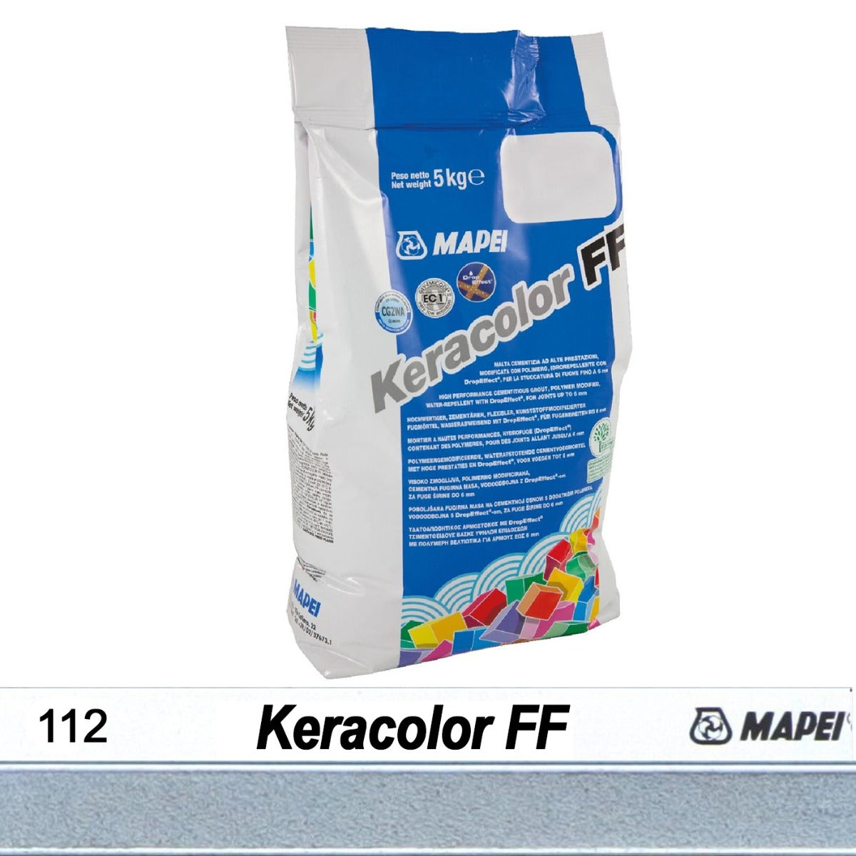 Keracolor FF fugemasse 112 Medium Grey