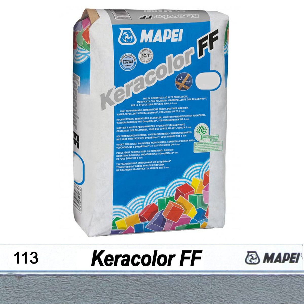 Keracolor FF fugemasse 113 Cement Grey