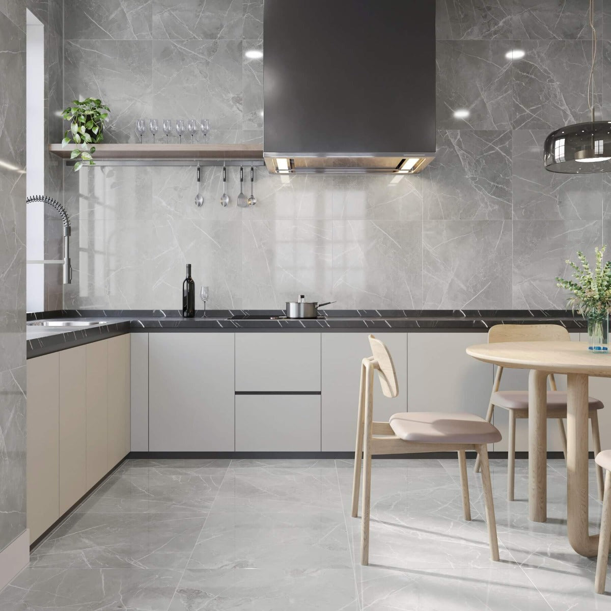 Gulvflis Aura Perla Blank Marmor 60x60