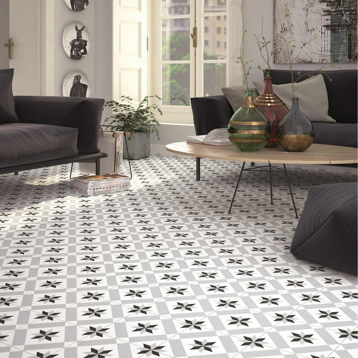 Gulvflis Calvet Gris 20x20