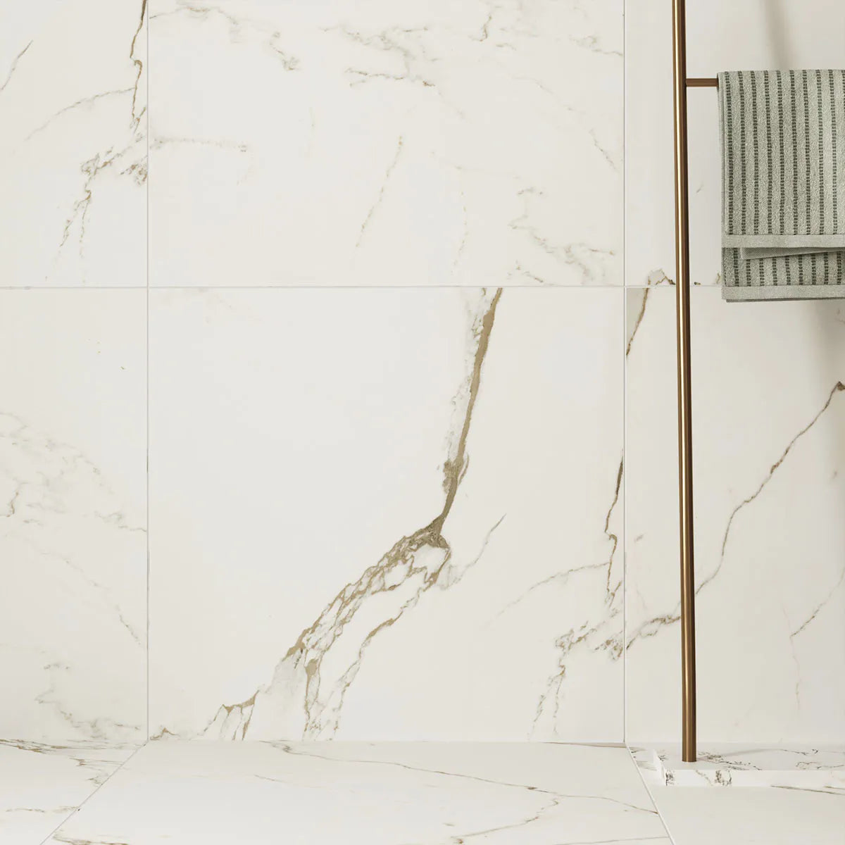 Gulvflis Carrara Gold Marmor Matt 60x60