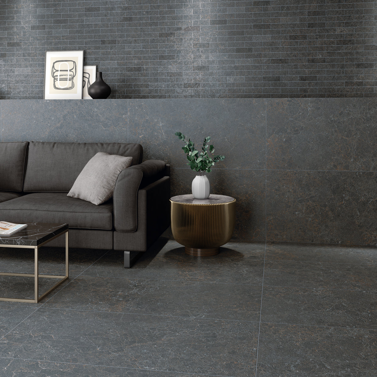 Gulvflis Charisma Marmor Black Matt 60x60