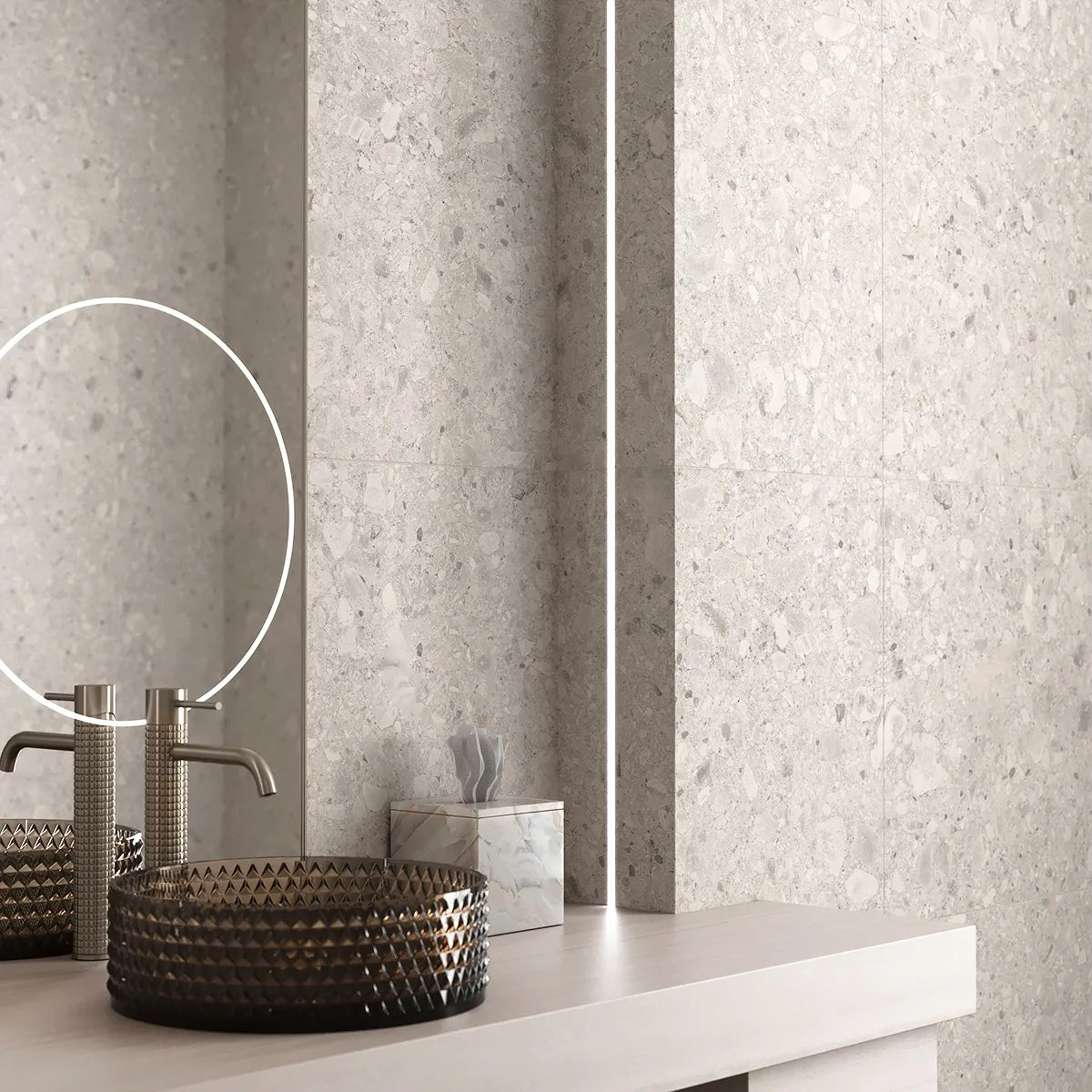 Gulvflis Flodsten Arctic 60x60