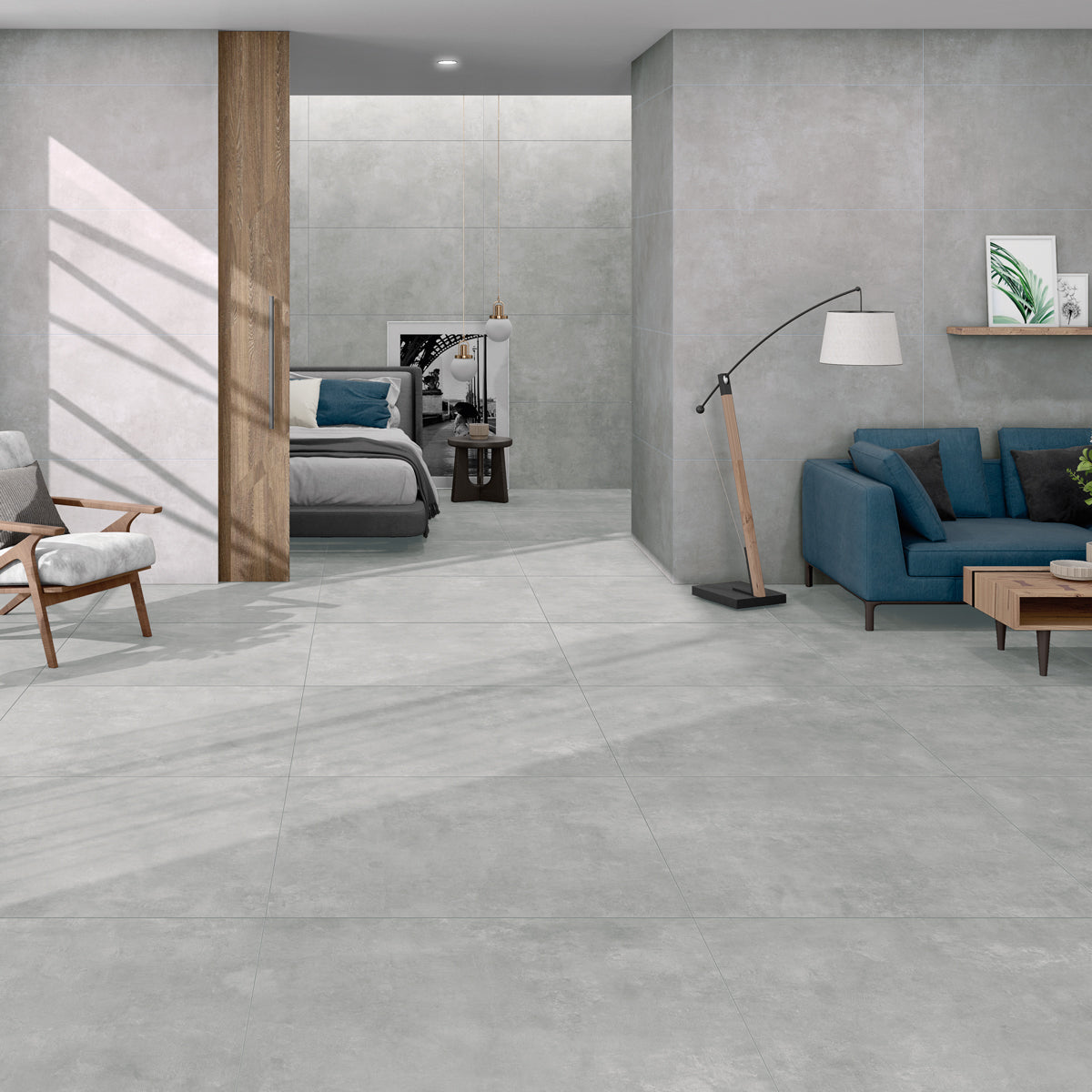 Gulvflis Indeed Grey Matt 60x60