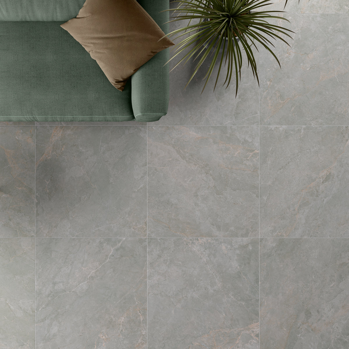 Gulvflis Marais Grey Marmor Matt 60x60