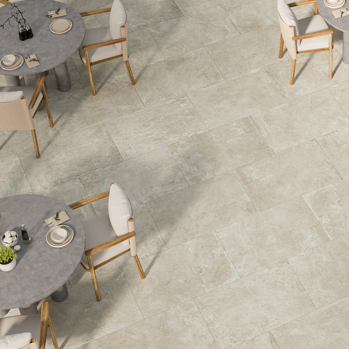 Gulvflis Merlot Skiffer Bone Matt 60x60
