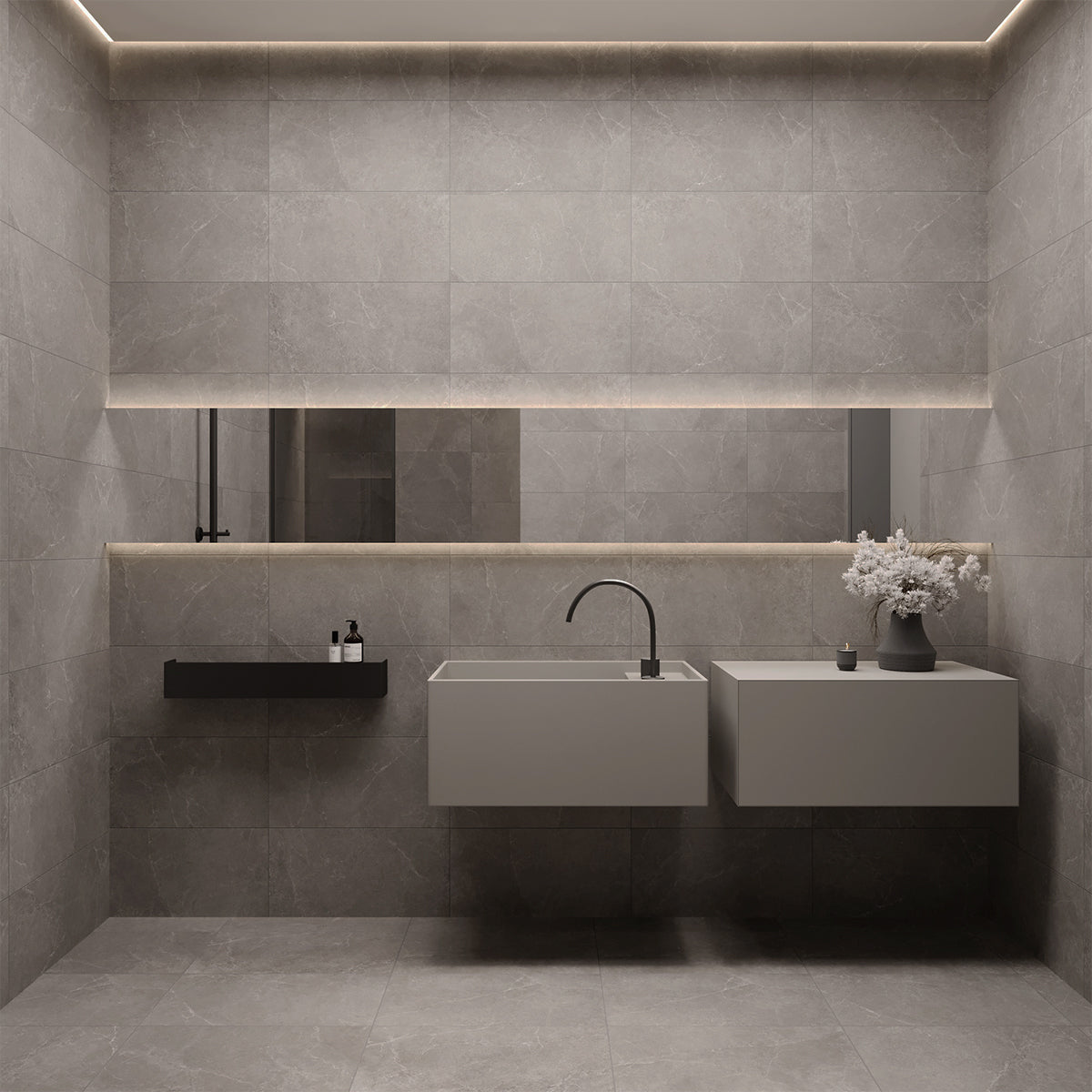 Gulvflis Storm Grey 30x60