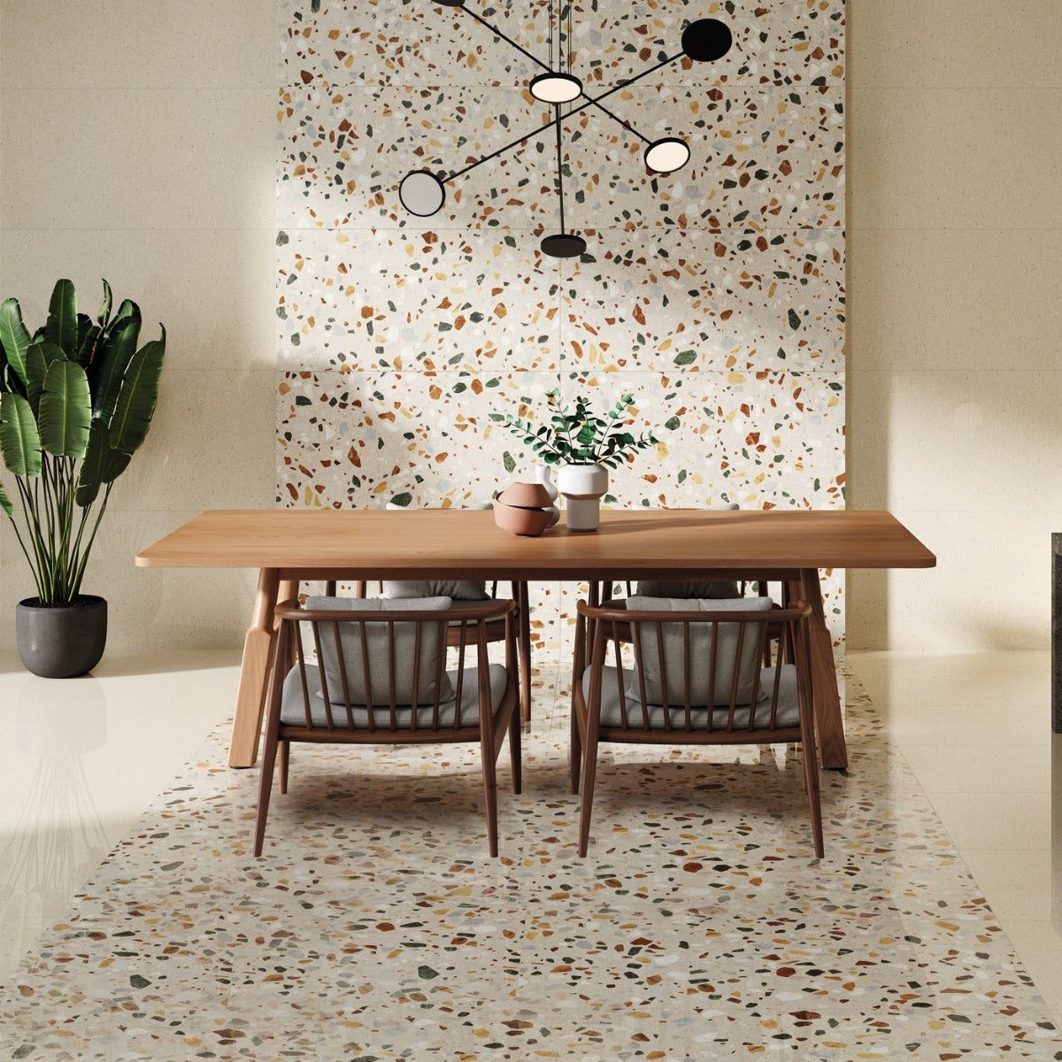 Gulvflis Terrazzo XL Beige Matt 60x60