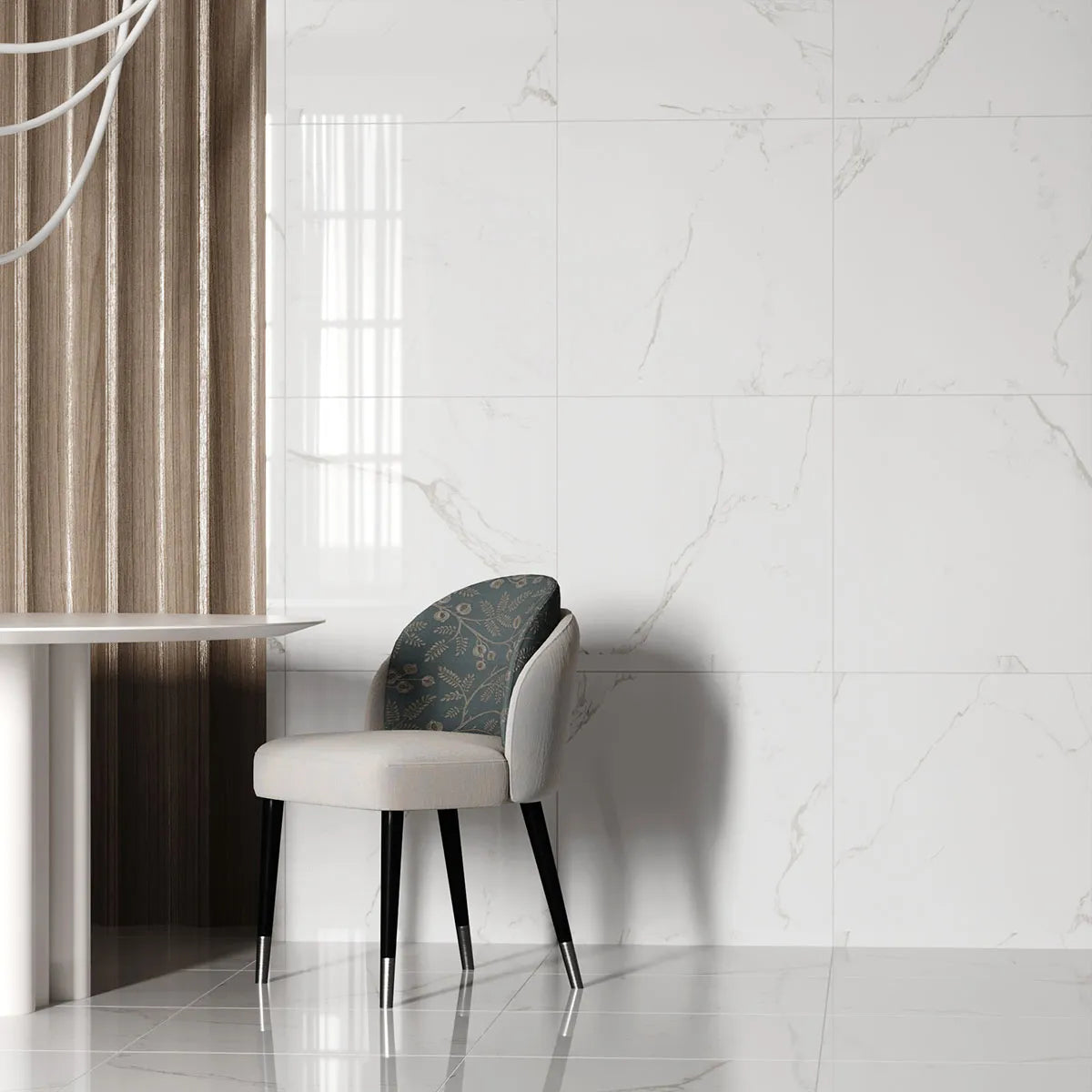 Gulvflis Carrara Marmor Blank 60x60