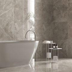 Gulvflis Pulpis Mid Grey Marmor Blank 60x60