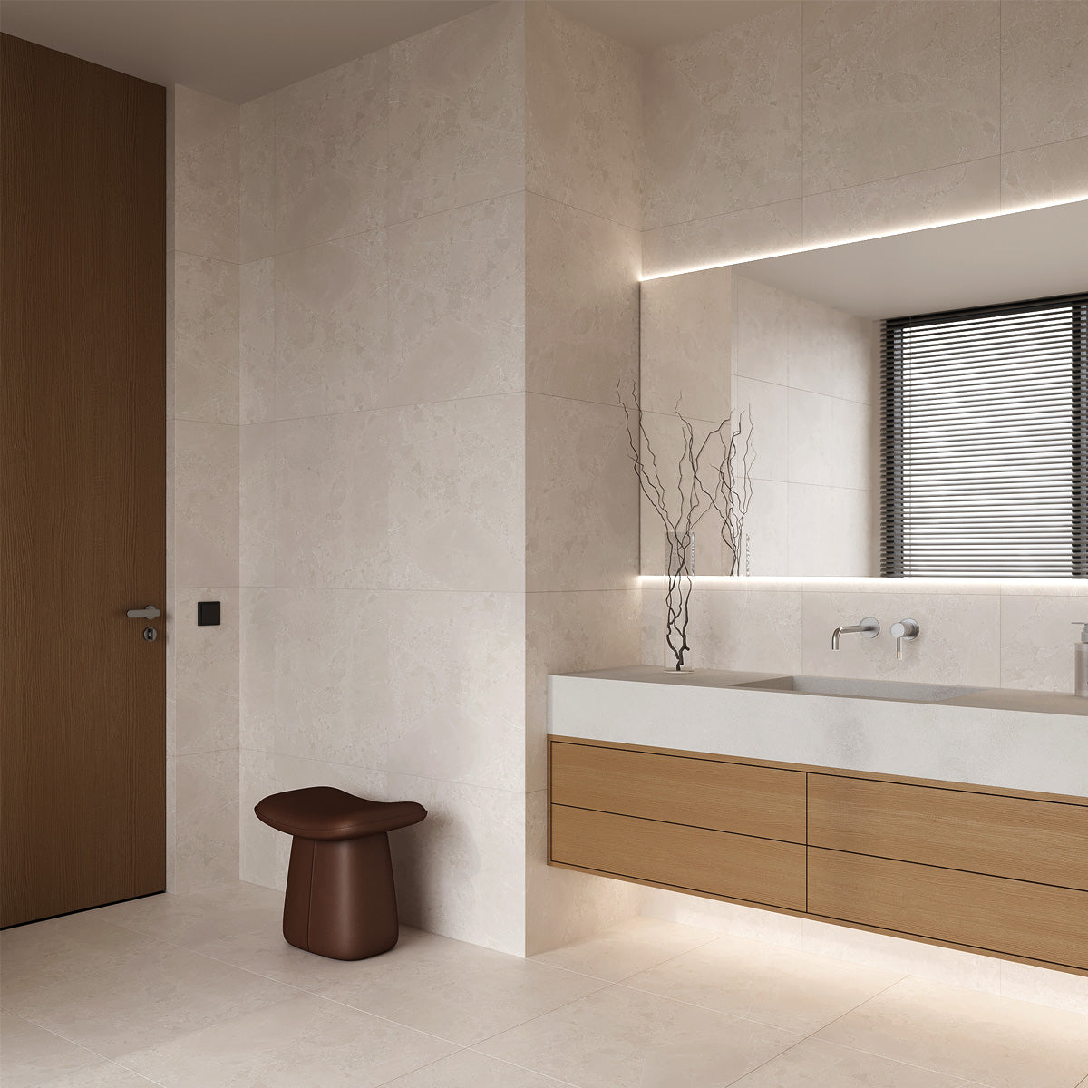 Prøvebit Gulvflis Pulse Light Marmor Matt 60x60