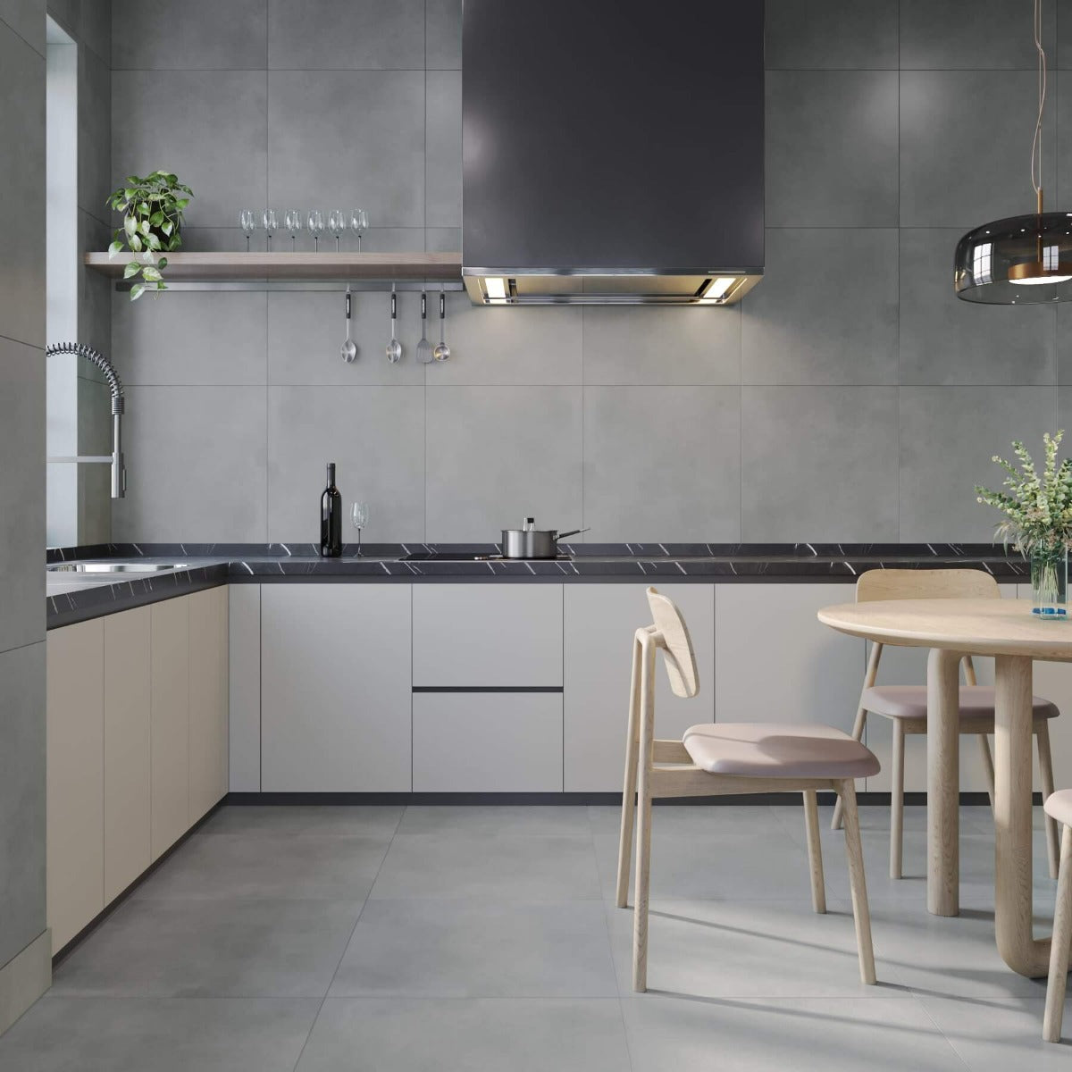 Gulvflis Town Grey 60x60