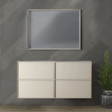 Servantskap 120 cm Tenfors Nordlig Beige Mink 4 skuffer
