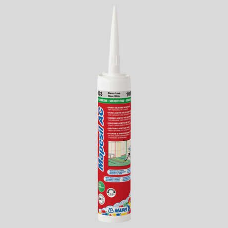 Mapesil AC silikonfugemasse 103 Moon White