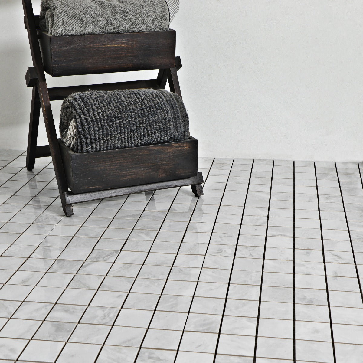 Mosaikk Silke Blanco Marmor Blank