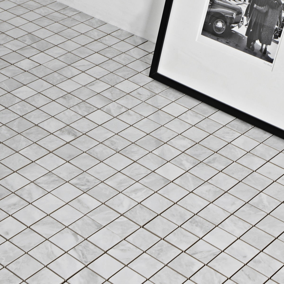 Mosaikk Silke Gris Marmor Blank
