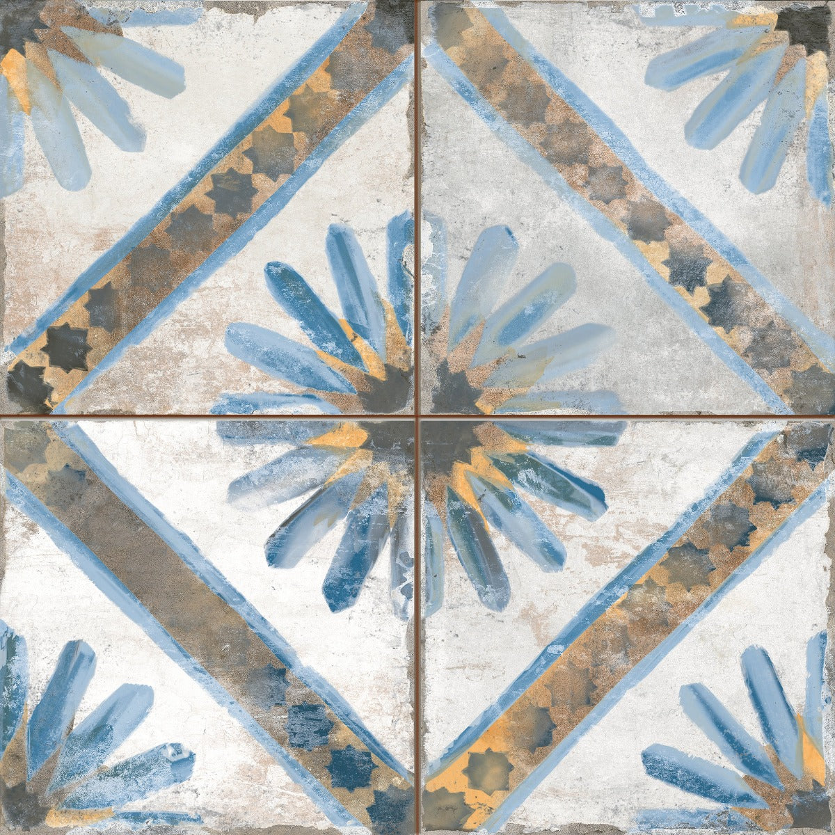 Gulvflis FS Marrakech Blue 45x45