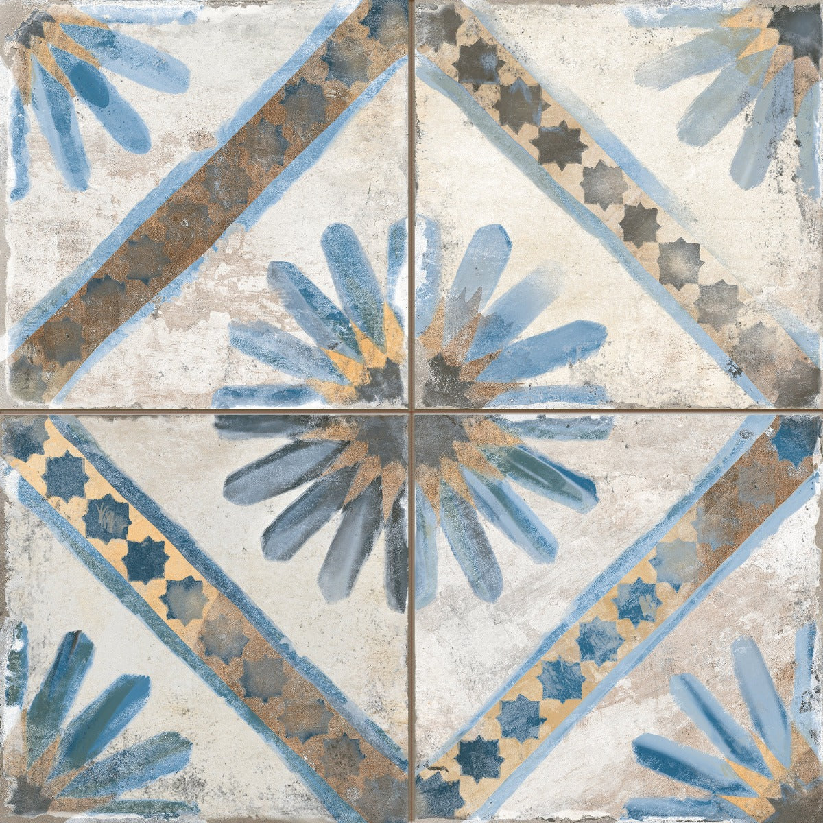 Gulvflis FS Marrakech Blue 45x45