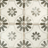Gulvflis FS Blume Black 45x45