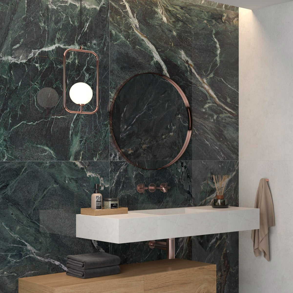 Gulvflis Lux Marble Green Blank Marmor 60x120