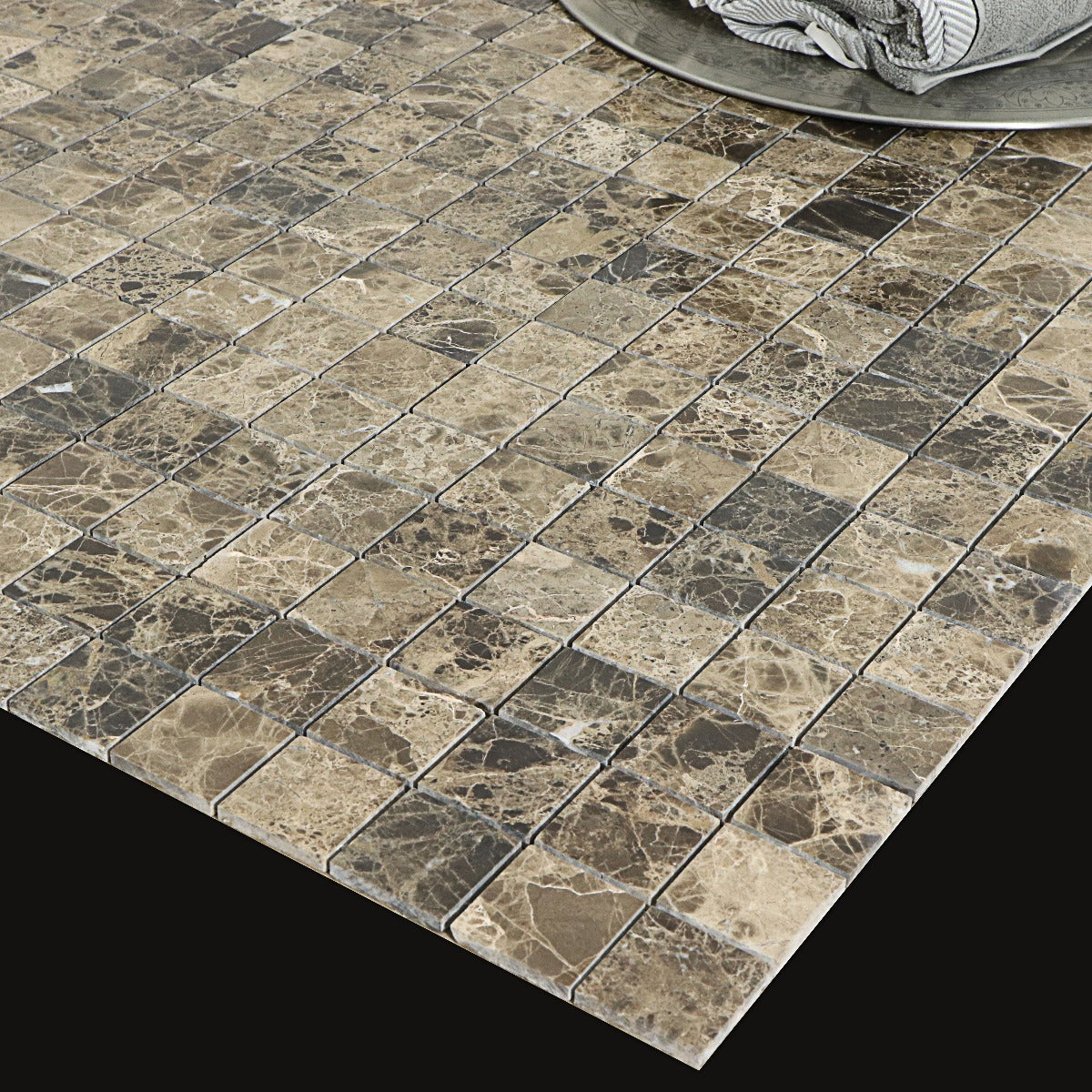 Mosaikk Marmor Emperador 4,8x4,8