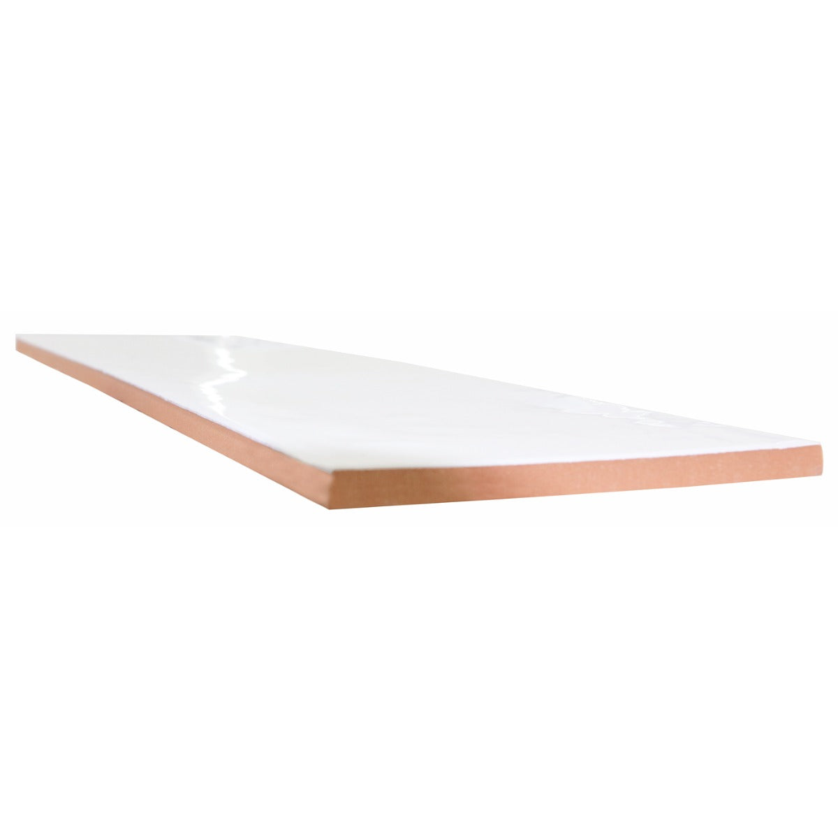 Veggflis Rustico Hvit Blank 10x30